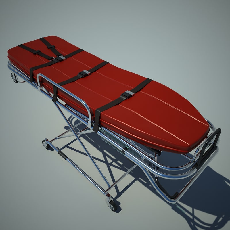 3d ambulance bed