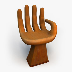 art hand chair obj