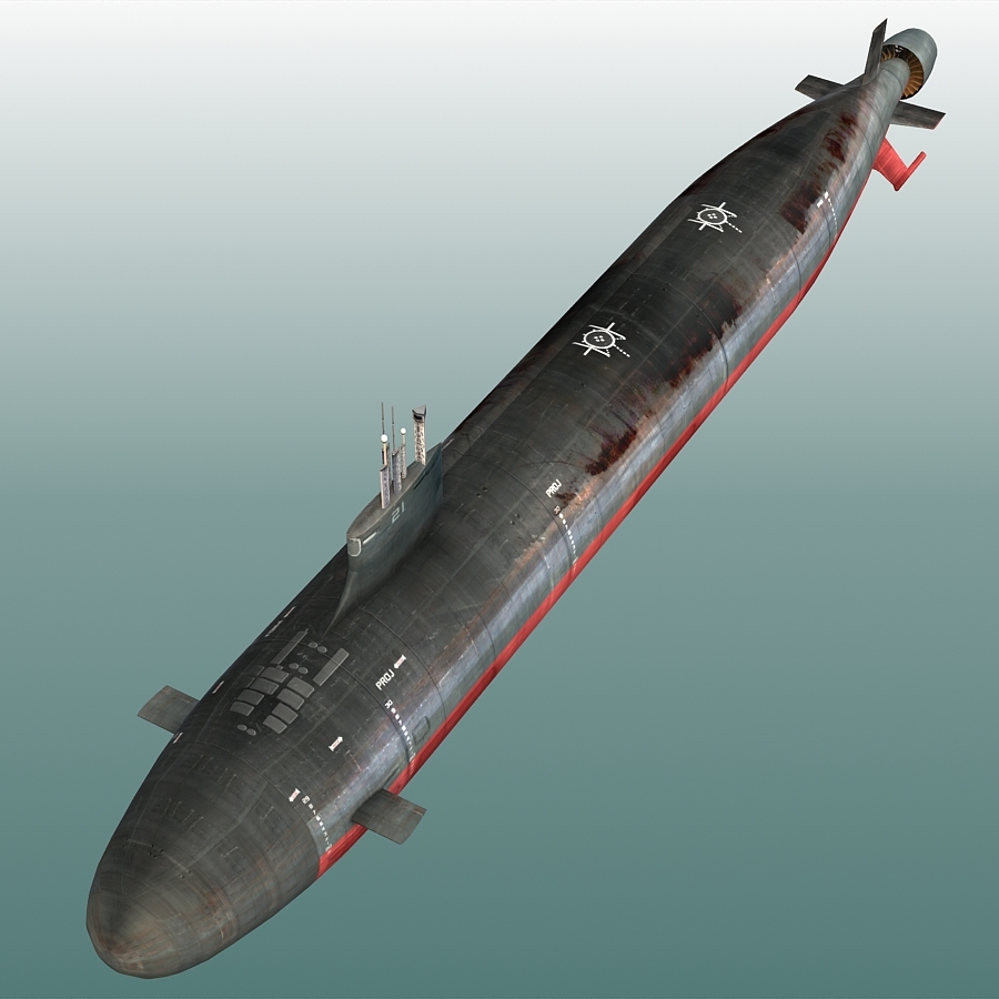 潛艇uss seawolf ssn-213d模型