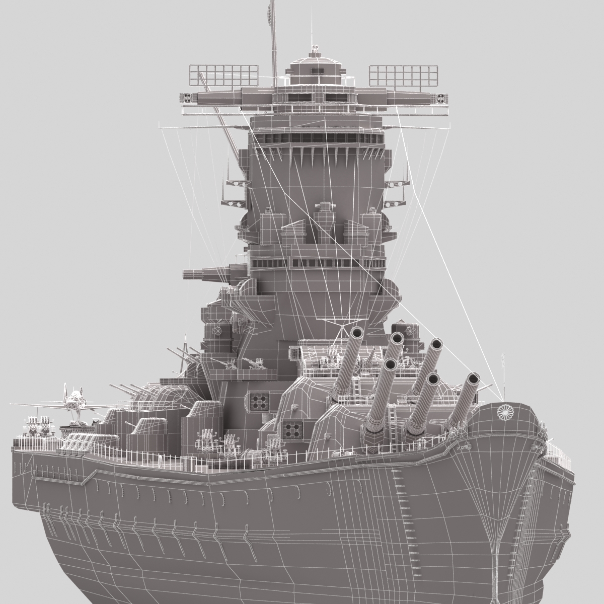 3d Model Ijn Yamato