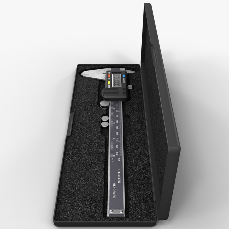 3d lcd digital caliper case