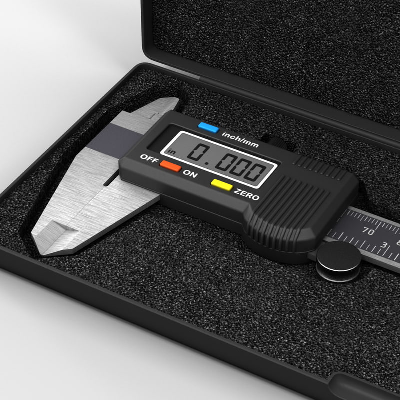 3d lcd digital caliper case
