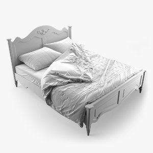 3d model bed artichoke country