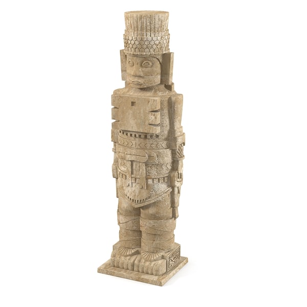 3ds max machu picchu statue