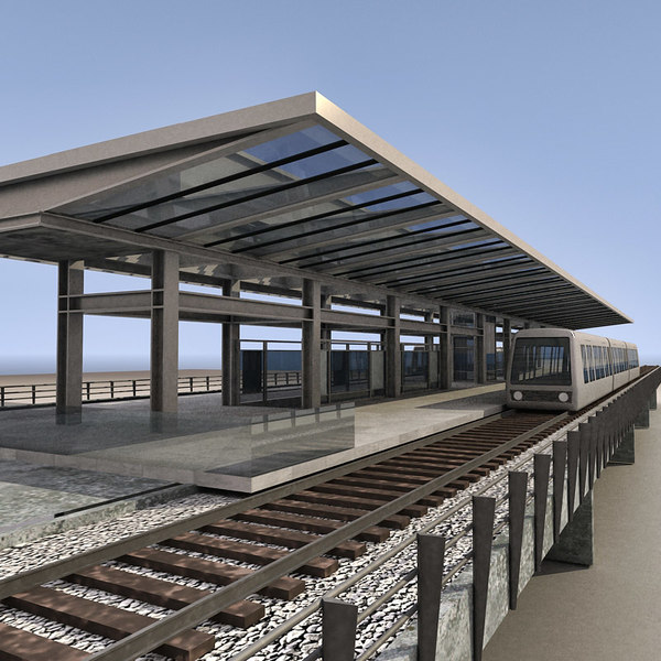 Railway Station 3D Models for Download | TurboSquid