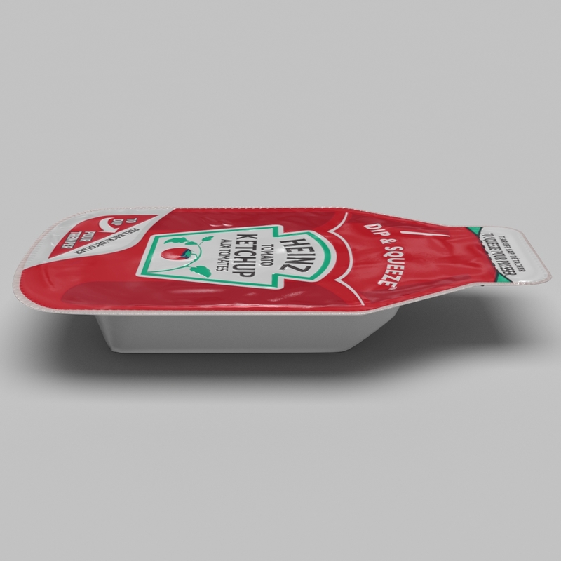 3ds ketchup heinz dip squeeze