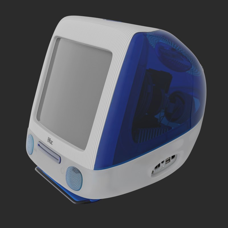 3d model imac g3