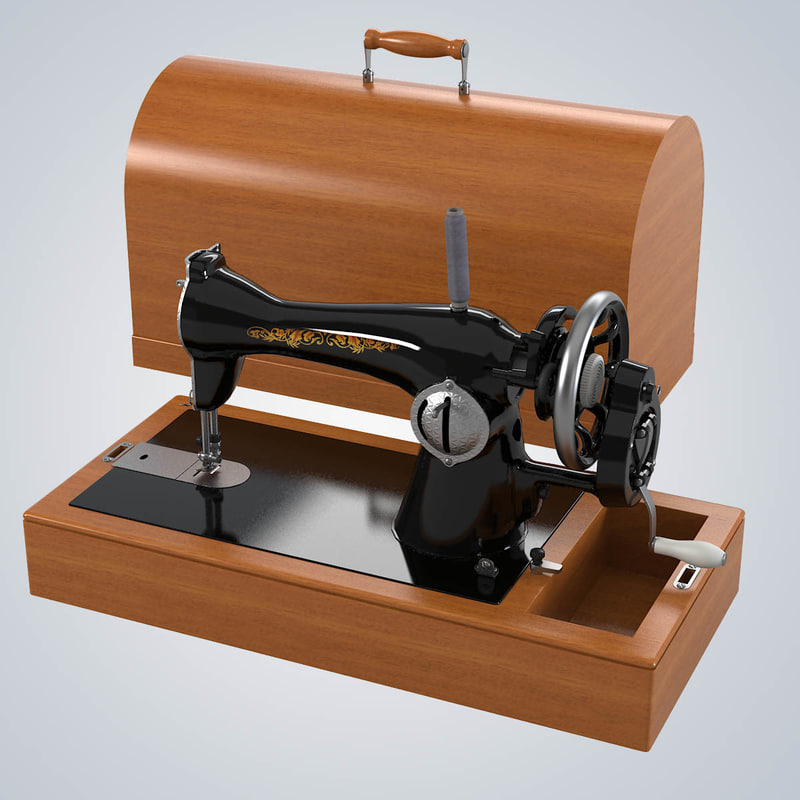 sewing machine 3d model