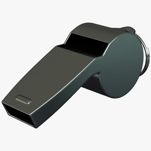 3d model referees whistle