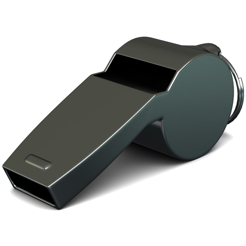 3d model referees whistle