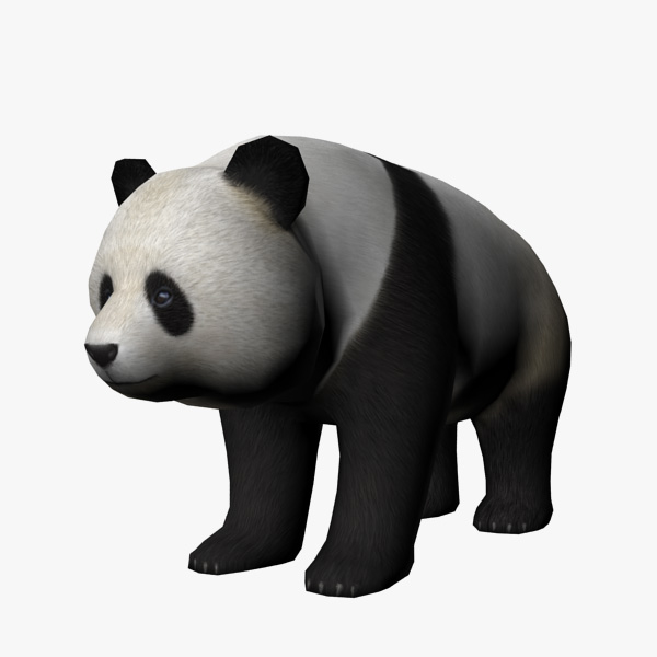 9pandas 3d max. Панда 3д модель. Панда 3d модель. Панда для 3d моделирования. Животное Панда модель 3д принтера.