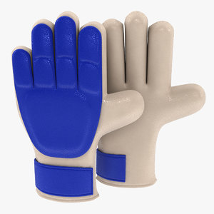3ds max goalkeeper soccer gloves