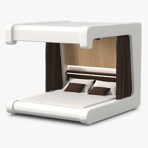 futuristic bed 3ds