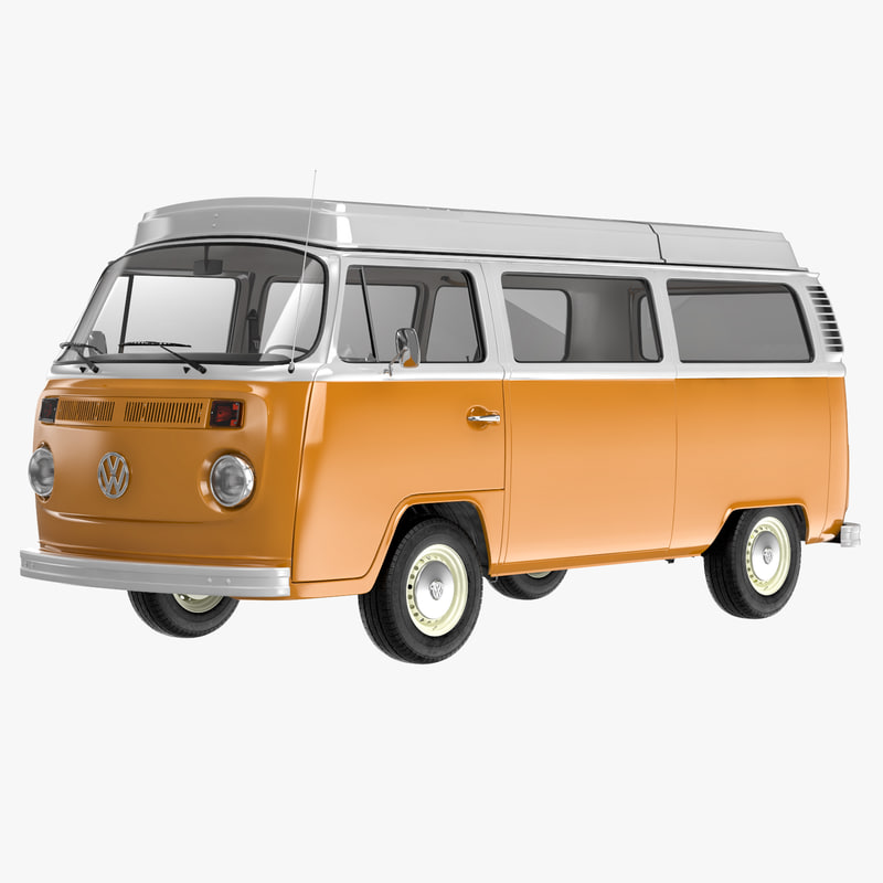 volkswagen t2 3d max