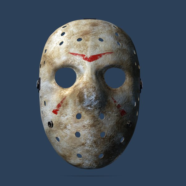 famous mask jason voorhees obj