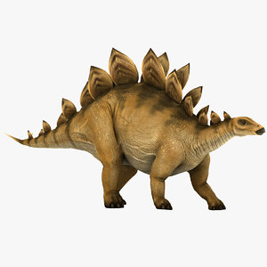 stegosaurus pose 1 3d model
