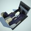 seat airplane business 3d model