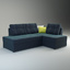 sofa milana 3d model