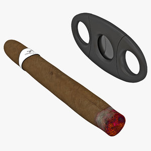 cigar cutter 3d model