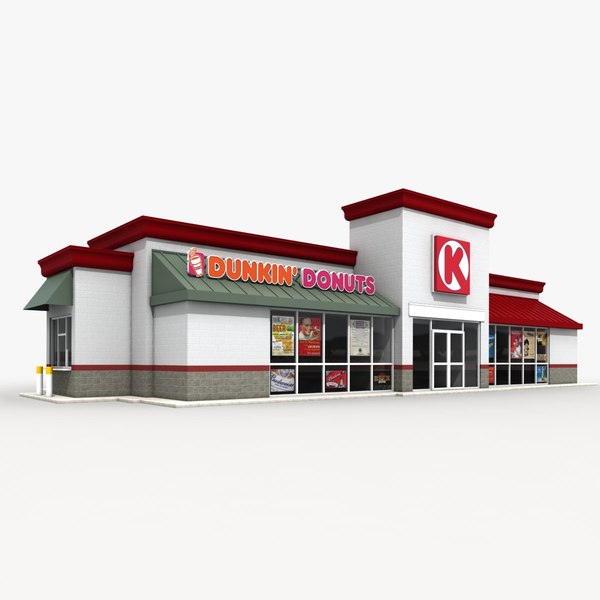 Modelo 3d Circle K 2 Tienda De Autoservicio Turbosquid