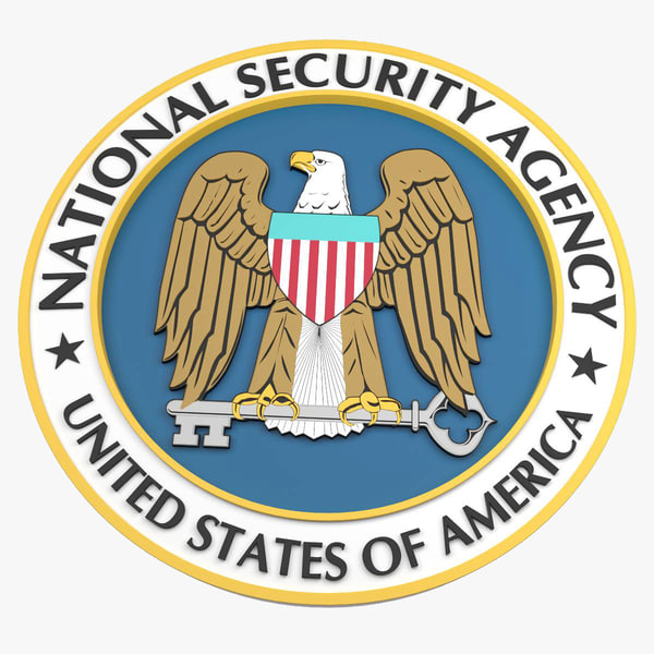 3d model national nsa seal