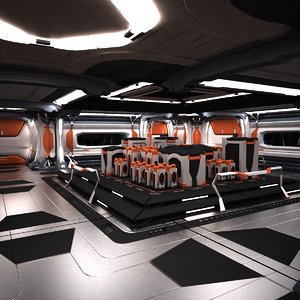 max sci fi spaceship station