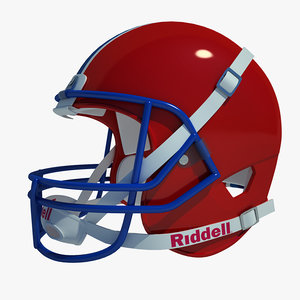3d football helmet