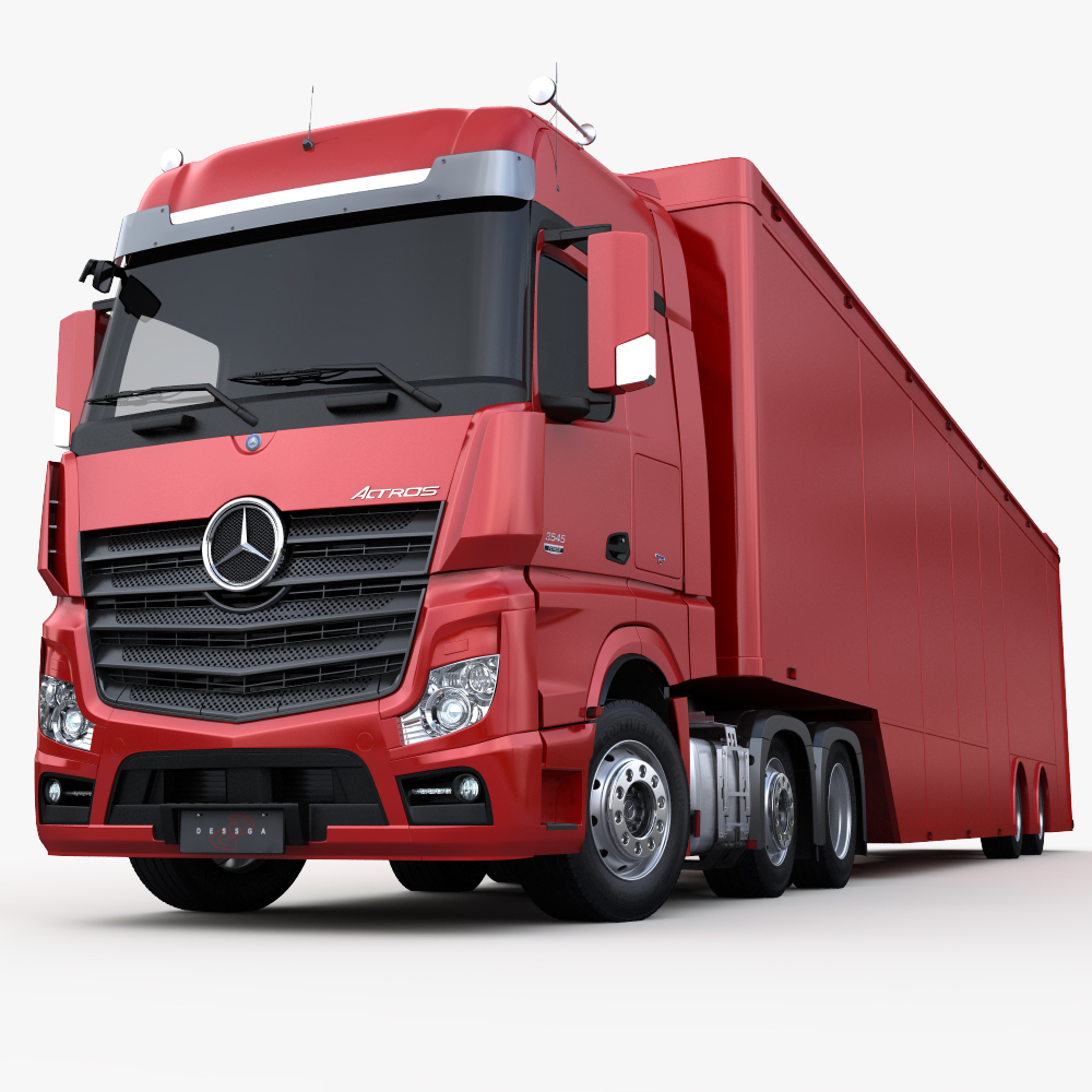 3dsmax mercedes benz actros 6x4