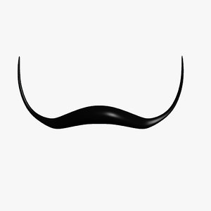 3ds max cartoon dali style mustache