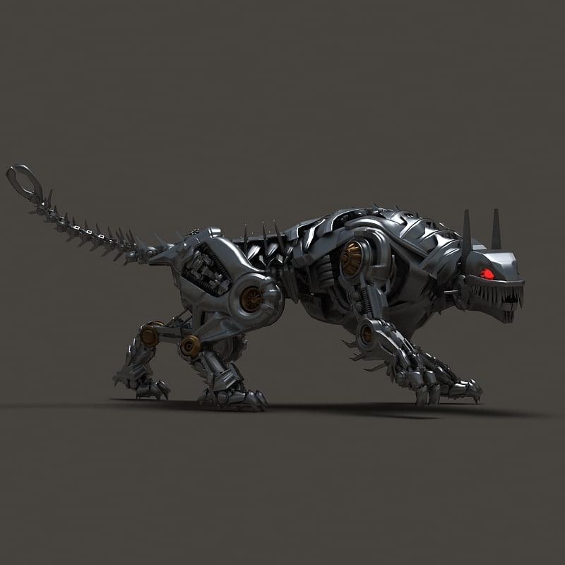 3d iron tiger model