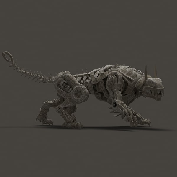 3d iron tiger model