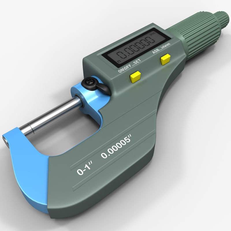 digital micrometer accuremote 3d model