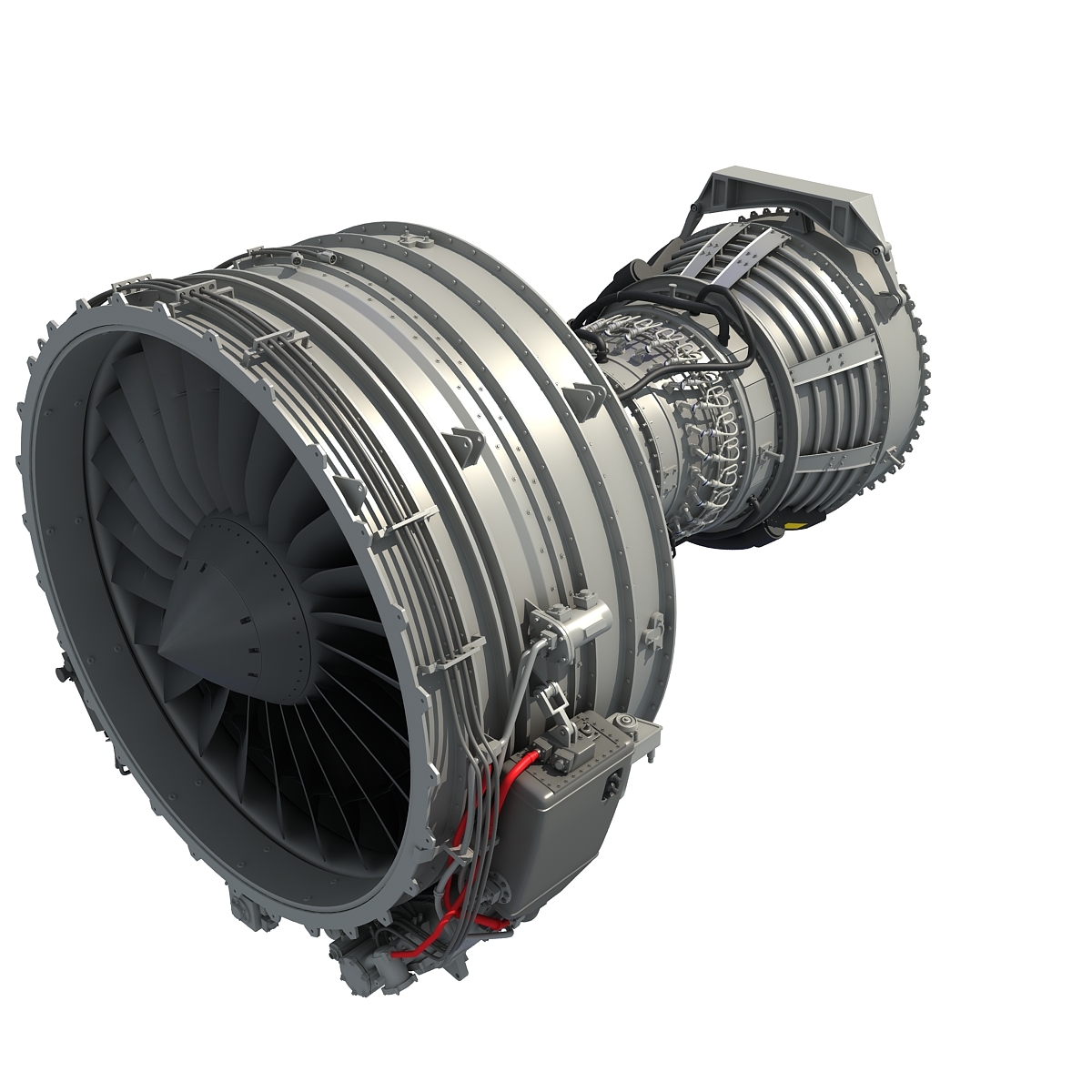 3ds cfm56 turbofan aircraft engine