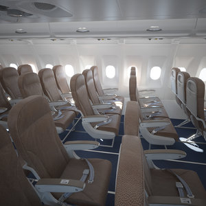 Airplane Interior 3d Models For Download Turbosquid