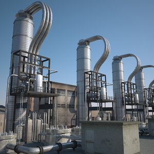 3d model refineries