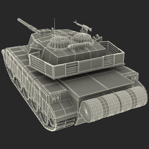 al-zarrar pakistan main battle tank 3d 3ds