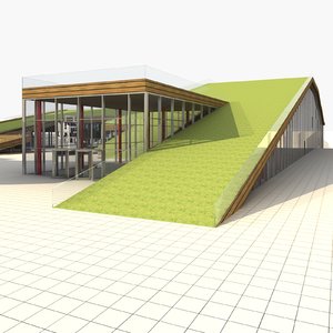 cultural centre 3d model