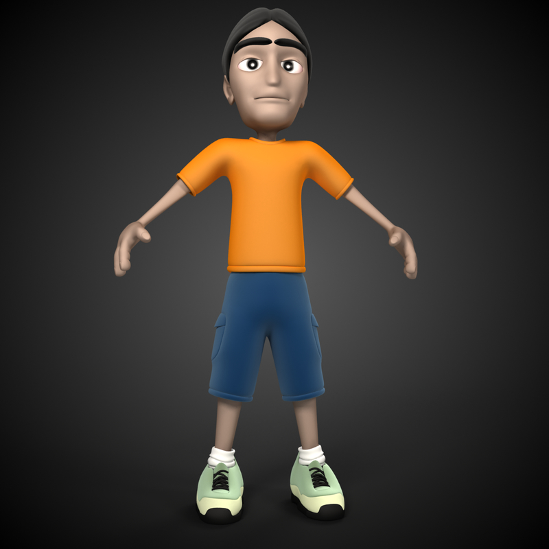 character v-ray rig 3d 3ds