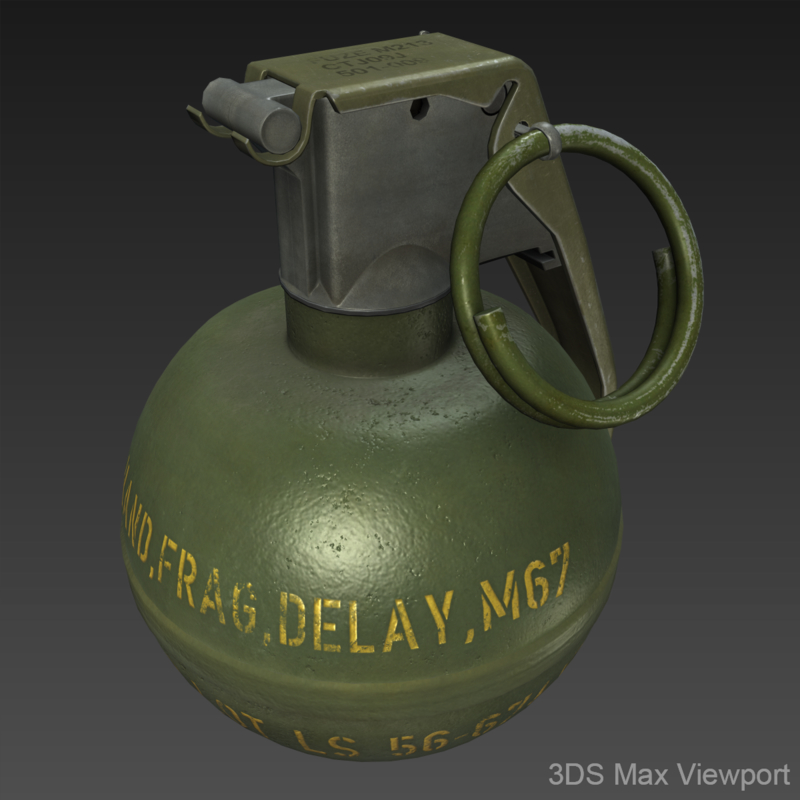 3d m67 grenade