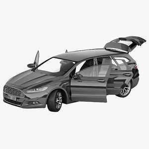 3ds max mondeo 2013 wagon rigged