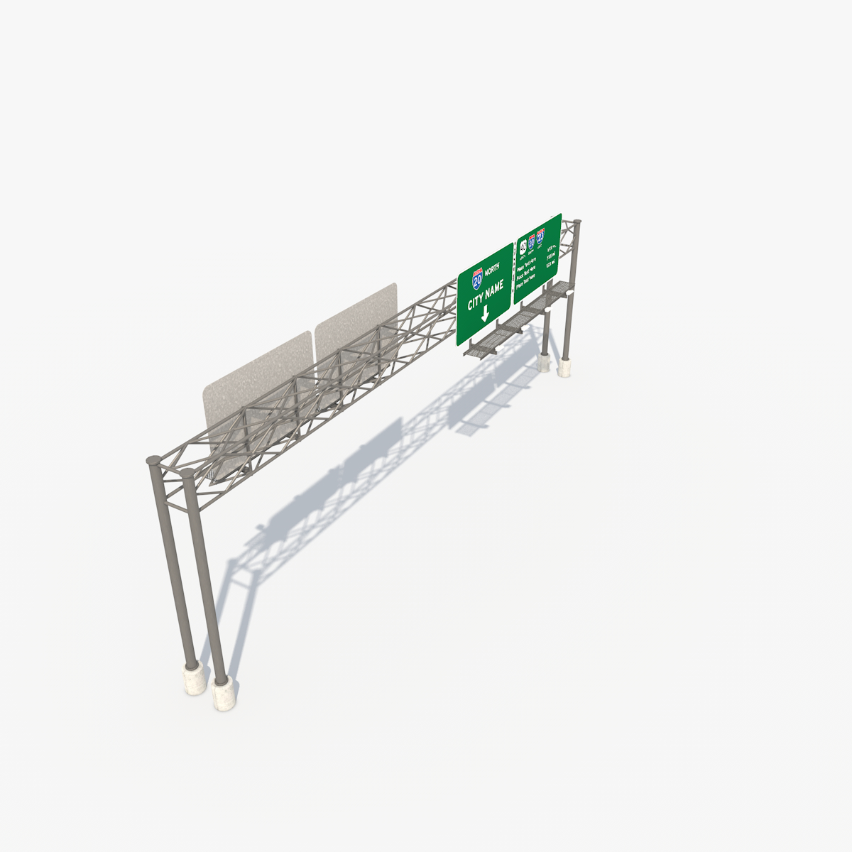 highway-sign-freeway-dxf