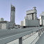 modern city 3d model
