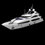 3d model sunseeker yacht cruising