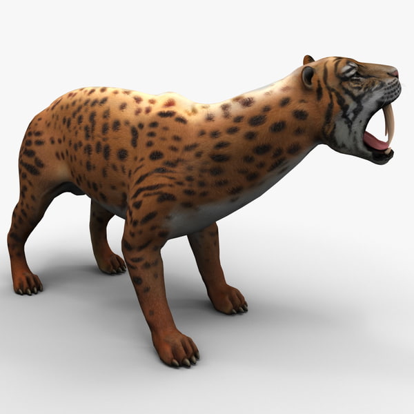 smilodon 2 pose 3d max