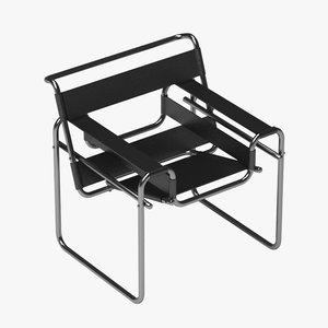 breuer chair wassily 3d 3ds