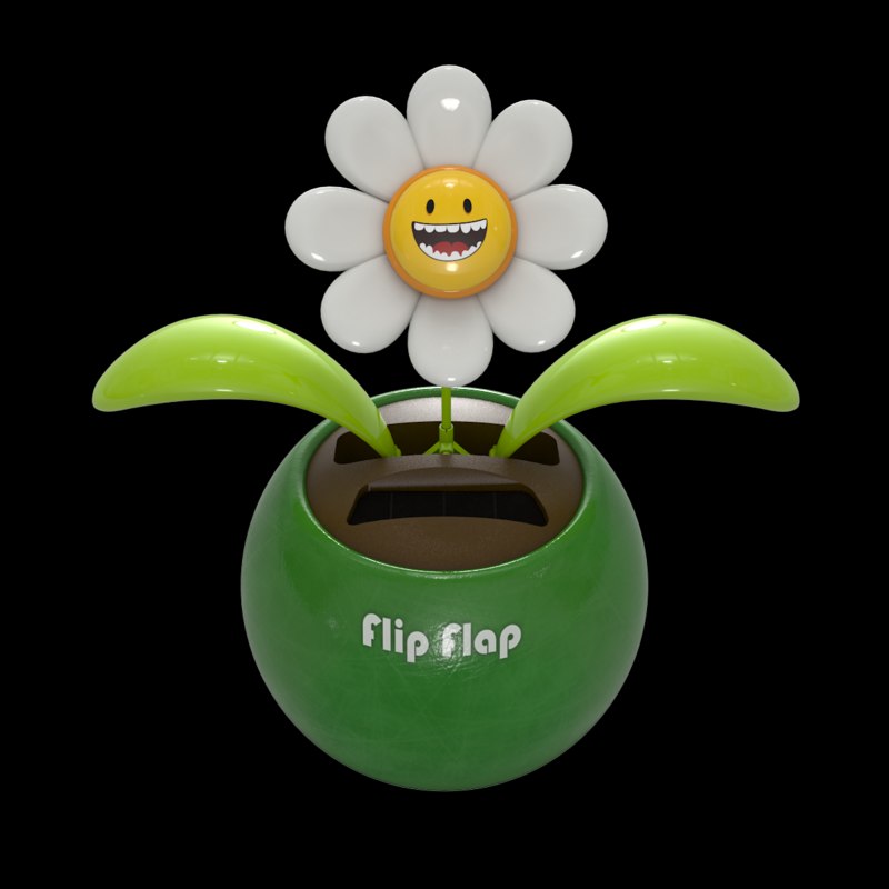 3ds max fun dancing flower