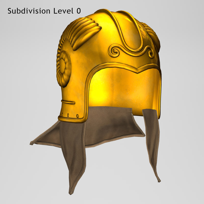 3d model scythian helmet