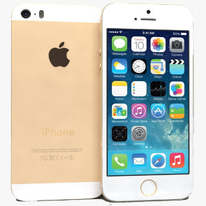 apple iphone 5s gold obj