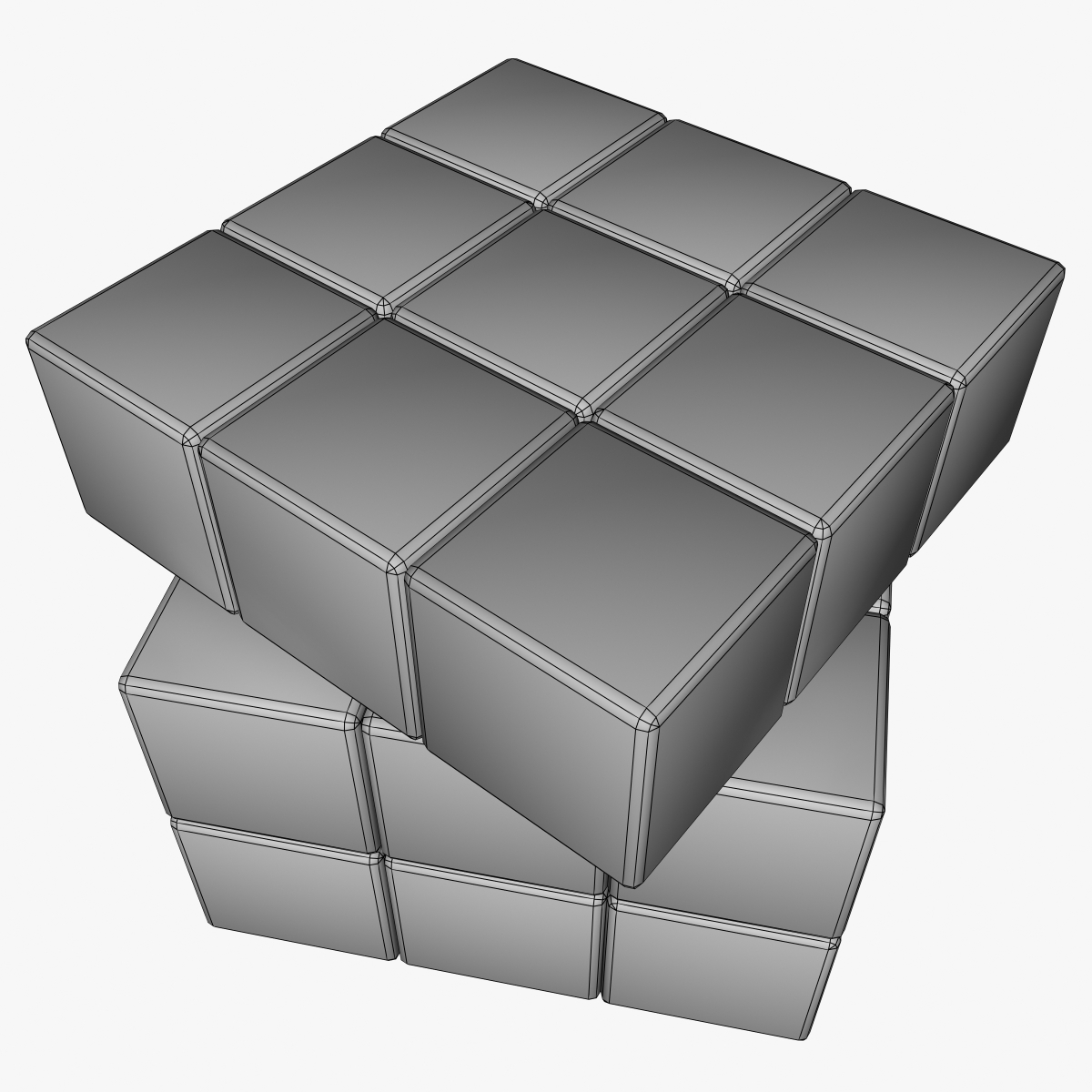 魔方魔方3d模型