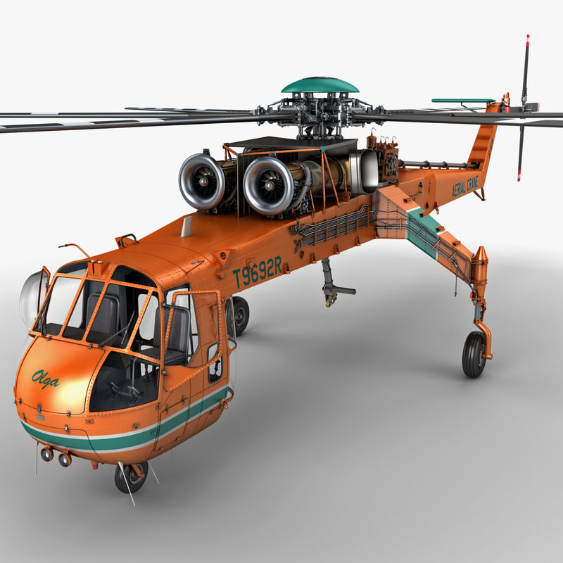 max sikorsky s64 skycrane helicopter